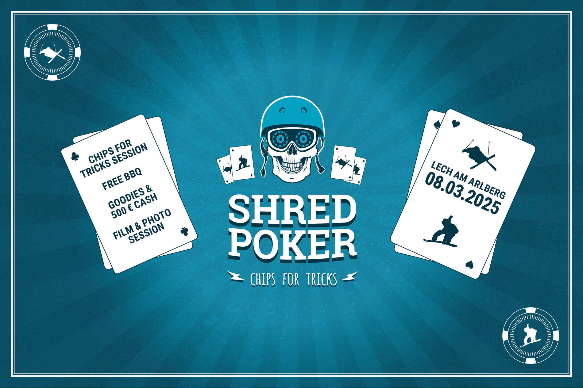 Full house - Active O2 Shred Poker 2026 in the Lech Snowpark!