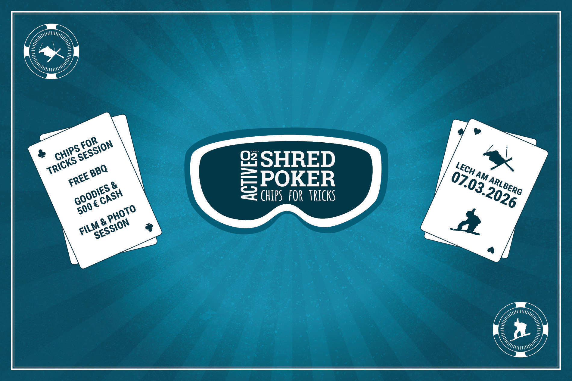 Full house - Active O2 Shred Poker 2026 im Lech Snowpark!